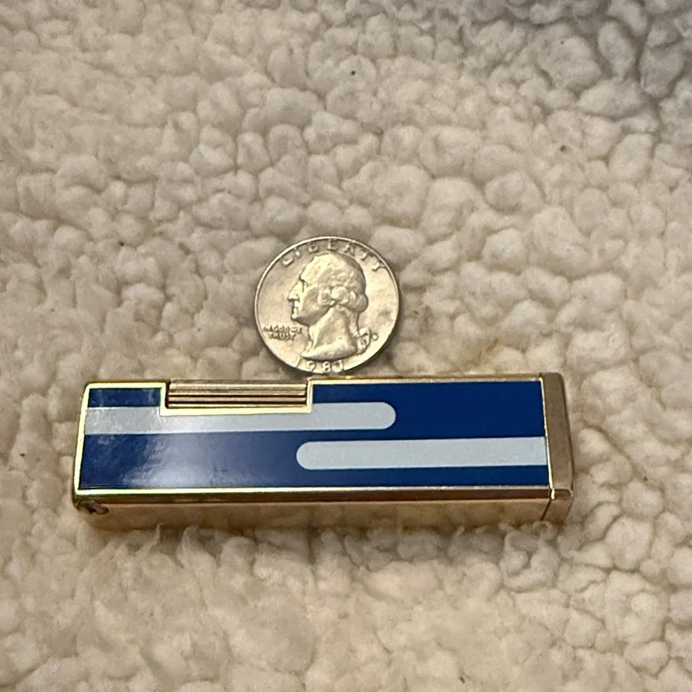 Pomlite Blue and Gold Lighter